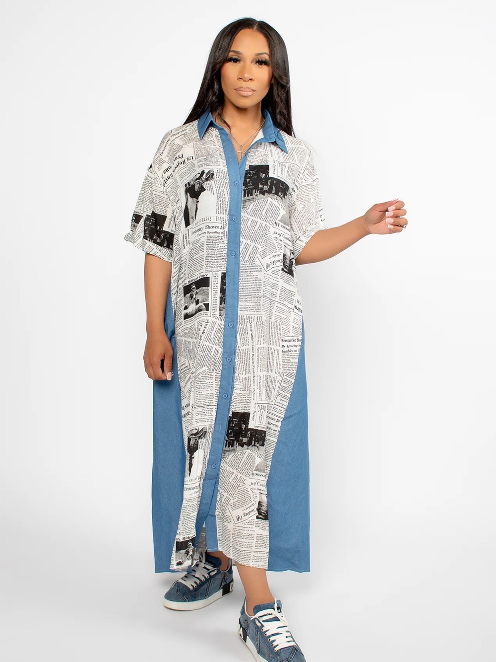 Dress Day Button Down Maxi Dress